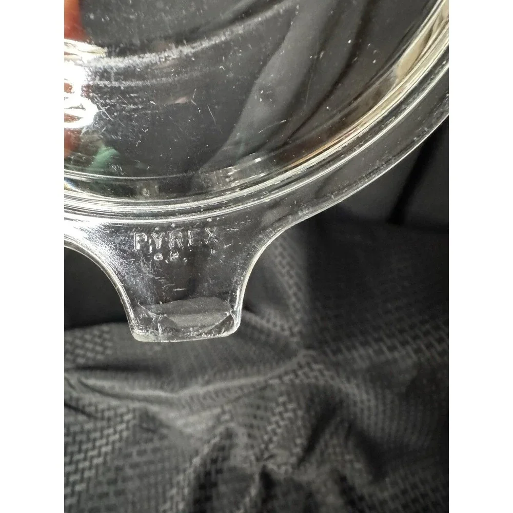 Vintage Pyrex Clear Bowl With Lid